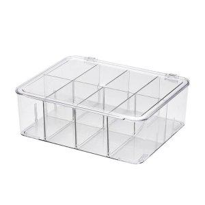 BenF Case 탑로더 아크릴 8칸 투명 수납함 포토카드 포카 정리 다꾸 소품 정리함