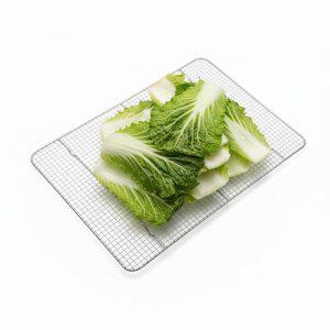 스텐 다용도 십자형 씨팬망 튀김망 받침 기름 물받이 쟁반 트레이 중