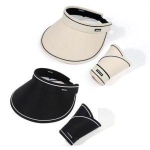 1+1이벤트 썬블록 자외선차단 휴대용 돌돌이모자 여성썬캡 선캡