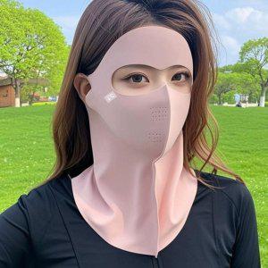 1+1이벤트 KC인증 자외선차단 쿨링 올페이스 커버 3D아이스실크 넥가드 얼굴 햇빛가리개