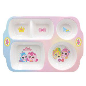 프린세스 캐치티니핑 5구 멜라민 식판