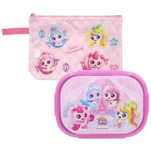 프린세스 캐치티니핑 스텐 식판도시락 가방세트