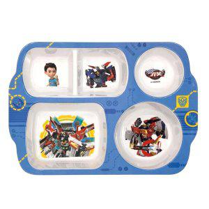 헬로카봇16 용사 겹쳐지는 멜라민 5구 식판