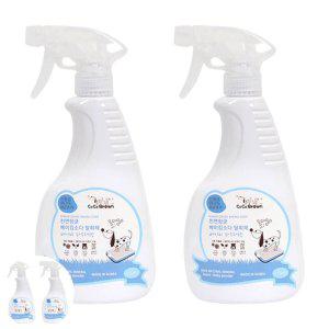 냄새탈취제 냄새제거 실내 방향 다용도 베이킹소다 액상 탈취제 베이비파우더향 550ml x2