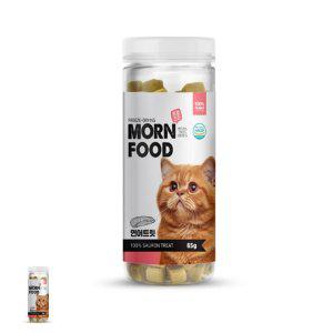 고양이동결건조 간식 트릿 자연 훈련 보상 프리미엄 동결건조 고양이 간식 연어 65g