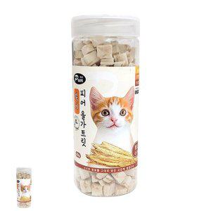 냥이간식 트릿 수수펫후드 건조 야채간식 펫츠홈 열빙어 고양이 동결건조 올가트릿 60g 북어