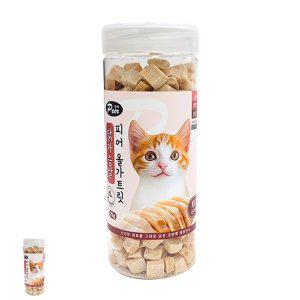 냥이간식 트릿 수수펫후드 건조 야채간식 펫츠홈 고양이 동결건조 올가트릿 75g 닭가슴살