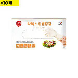 라텍스위생장갑 이츠웰 아이보리색 중 100입 x10개