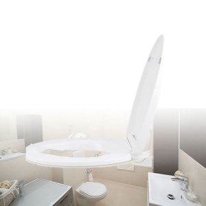 변기커버 교체 무소음하드형변기커버O형 화이트