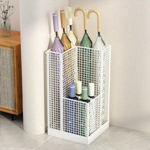 히키스 메쉬 사각 스틸 카페 매장 대용량 우산꽂이R06