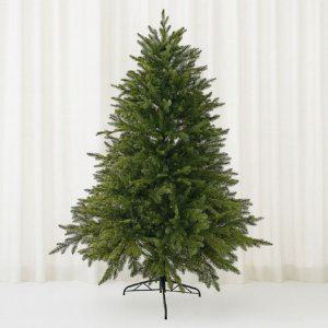 (이거찜) 호텔 로비용 트리 100% PE 트리 리얼 그린 퓨어 원톤 1.5M/1.8M 전나무장식 크리스마스