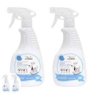 냄새탈취제 냄새제거 실내 방향 다용도 베이킹소다 액상 탈취제 베이비파우더향 550ml x2