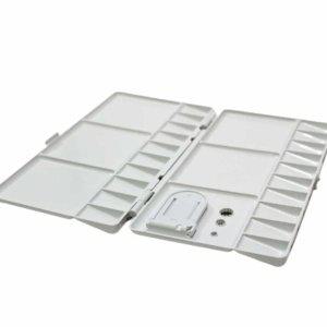 팔레트 미술 아크릴 수채 미니 화이트 물감 컬