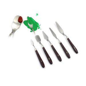 나이프 유화 아트붓 5종세트 미술붓 미술도구