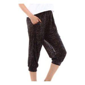 여성바지 여름바지 아이스 7부 배기 팬츠 바지 SY모자이크