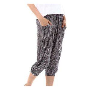 여성바지 여름바지 아이스 7부 배기 팬츠 바지 SY스트라이프
