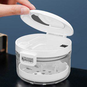 틀니통 틀니 세척 관리 케이스 보관함 교정기케이스