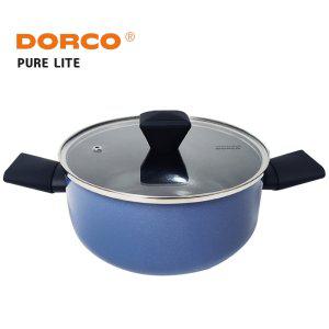 도루코 퓨어라이트 애쉬블루 IH 양수냄비 28cm