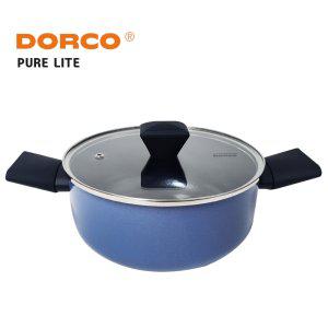 도루코 퓨어라이트 애쉬블루 IH 양수냄비 24cm