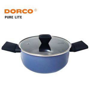 도루코 퓨어라이트 애쉬블루 IH 양수냄비 20cm
