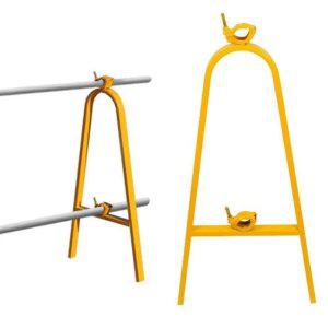 공사장 A형 절재 바리게이트 클램프 휀스 차단봉