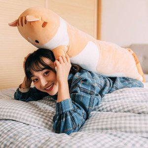 밸라솜 모찌 고양이 바디필로우70cm 안고 자는 베개