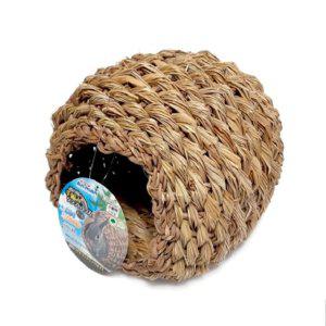 햄스터용 햄스터 라탄 하우스 천연삼베 스몰펫 반려동물 작은동물 놀이터 소형동물 미니 반려동물 리빙용품