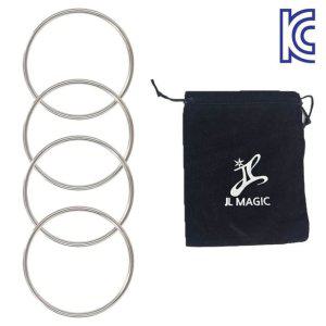 프리미엄 소링 고퀄리티 닌자링 파우치 포함 손끝에서 링이 이어지고 풀리는 연결 마술