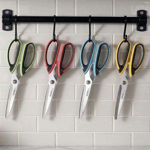 꼬미 사색 스텐 주방가위 20개입 1세트