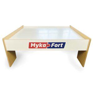 미카포트 교통놀이 기차 원목 테이블 자동차장난감