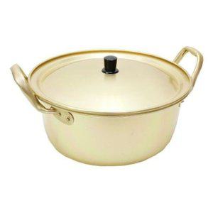 양수 냄비 28cm 라면 찌개 조리용 양은 노란색 주방용품