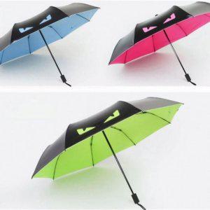 단우산 접이식 초미니 초등우산 자외선 휴대용 우산 어린이 자동 차단 수동 초경량 5단 암막 악마의눈