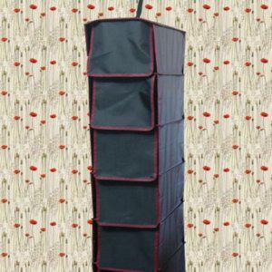 페브릭 신발 정리 보관함 접이식 천 8단 벽걸이 신발장