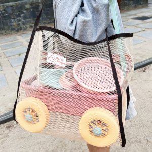 살림마녀 망사 모래놀이가방 모래 장난감 가방