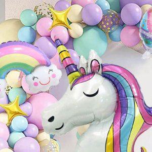 풍선 생일 파티 이벤트 기념일 장식 데코레이션 풍선세트 (유니콘) LD440