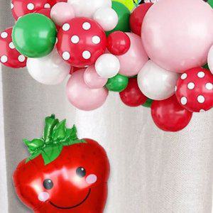 풍선 생일 파티 이벤트 기념일 장식 데코레이션 풍선세트 (딸기) LD436