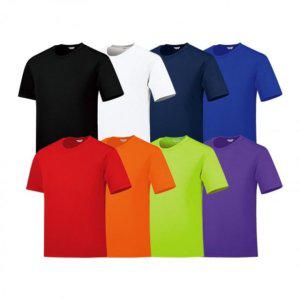 남자 반팔 티셔츠 반팔티 기능성 쿨론 라운드