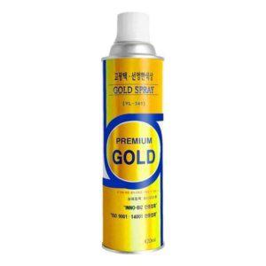 오공 락카 페인트 스프레이 금색-1박스20개