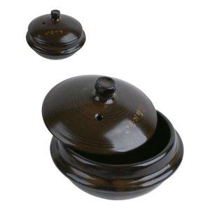 국산 황토 도자기 내열 뚝배기 보신 국밥 된장 찌개 돌솥 1호