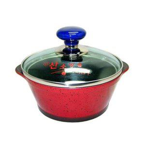 세라믹 코팅 양수 냄비 16cm 찌개 조리용 주방용품 라면 조리냄비