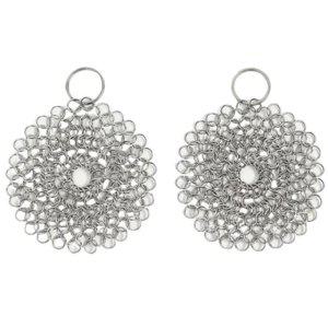 수세미 설거지용 스텐링 10cm 반영구 주방청소용 세트 2p