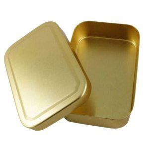 찬합 도시락 보관용기 사각형 노란색 양은식기 클래식 레트로