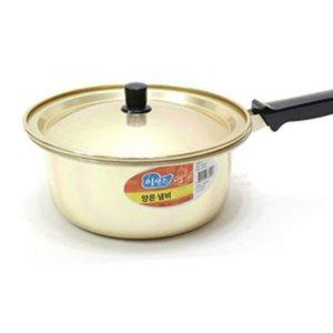 양은 대성 편수 냄비 16cm 노란색 조리용 찌게 라면 전용 주방용품