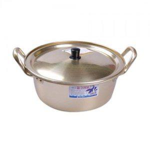 양은 냄비 18cm 노란 찌개용 양수 라면 조리용 주방용품