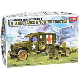 견인차 프라모델 조립 키트 앰뷸런스 미군 모델 과학 교육용 장난감