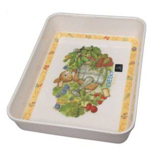 카페용 멜라민 쟁반 22cm 베이커리 트레이 받침대 손님용