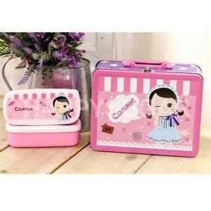 도시락 세트 런치박스 캐리 친구들 도시락통 보온 보냉 가방