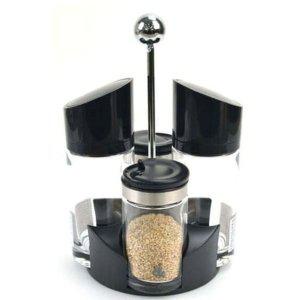 양념 보관 용기 세트 후추통 소금통 소스통 시즈닝 저장함 4P