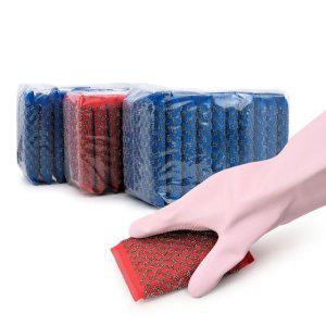 워니네 고품질 울스텐 수세미 강력 체크스타일 무포장(30개) 고밀도 우레탄폼