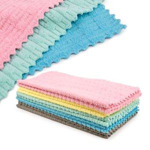 kimspp 국산 최신형 파스텔 요술행주 (무포장 10장) 초극세사 행주 30x30cm